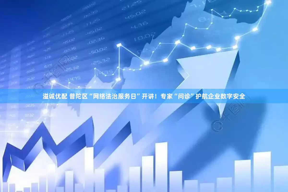 溢诚优配 普陀区“网络法治服务日”开讲！专家“问诊”护航企业数字安全