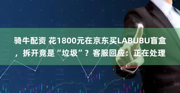 骑牛配资 花1800元在京东买LABUBU盲盒，拆开竟是“垃圾”？客服回应：正在处理